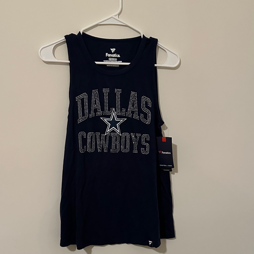Fanatics Navy Dallas Cowboys Tank Top